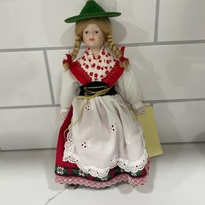 Vintage Germanporcelain doll.